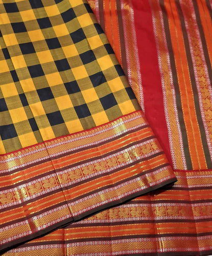 Exquisite Multicolor Kanjeevaram Pure Silk Saree - Luxurion World