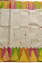 Pastel And Pink Handloom Kanjeevaram Pure Silk Saree - Luxurion World
