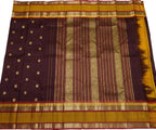 Maroon Handloom Kanjeevaram Pure Silk Saree - Luxurion World