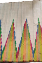 Multicolor Handloom Kanjeevaram Pure Silk Saree - Luxurion World