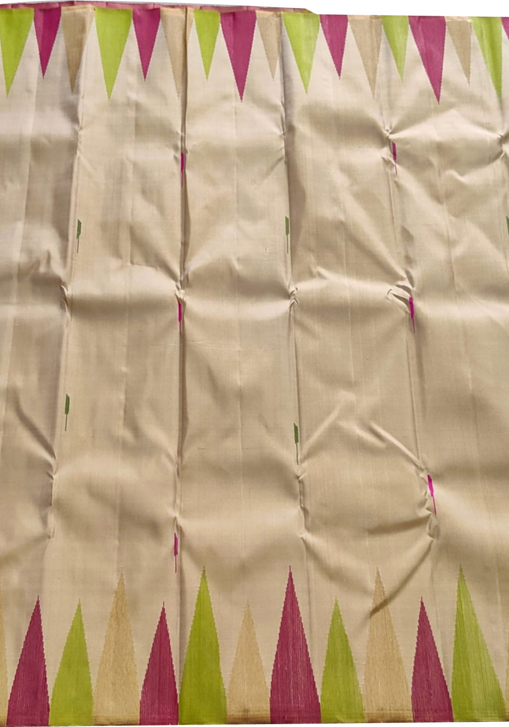 Pastel Handloom Kanjeevaram Pure Silk Saree - Luxurion World