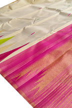 Pastel Handloom Kanjeevaram Pure Silk Saree - Luxurion World