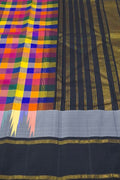 Exquisite Multicolor Kanjeevaram Handloom Pure Silk Saree - Luxurion World