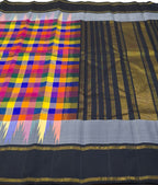 Exquisite Multicolor Kanjeevaram Handloom Pure Silk Saree - Luxurion World