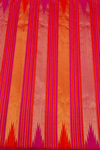 Multicolor Pure Silk Handloom Kanjeevaram Saree - Luxurion World
