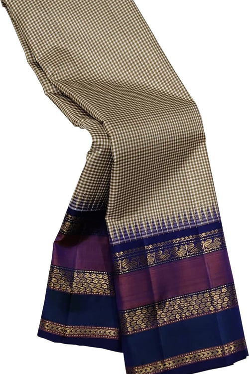 Pastel Pure Silk Handloom Kanjeevaram Saree - Luxurion World