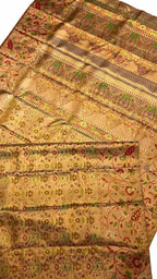 Pastel Kanjeevaram Silk Saree: Handloom Elegance - Luxurion World