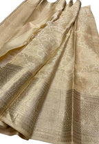 Pastel Kanjeevaram Handloom Pure Silk Saree - Luxurion World