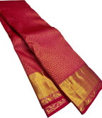 Pink Kanjeevaram Handloom Pure Silk Saree - Luxurion World
