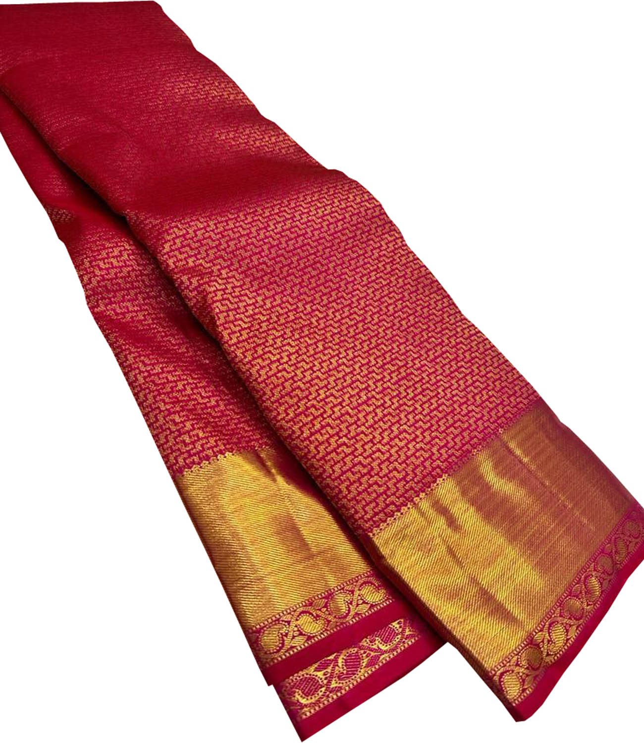 Pink Kanjeevaram Handloom Pure Silk Saree - Luxurion World
