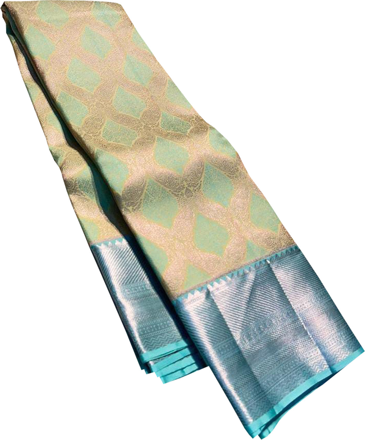 Pastel Kanjeevaram Handloom Pure Silk Saree - Luxurion World