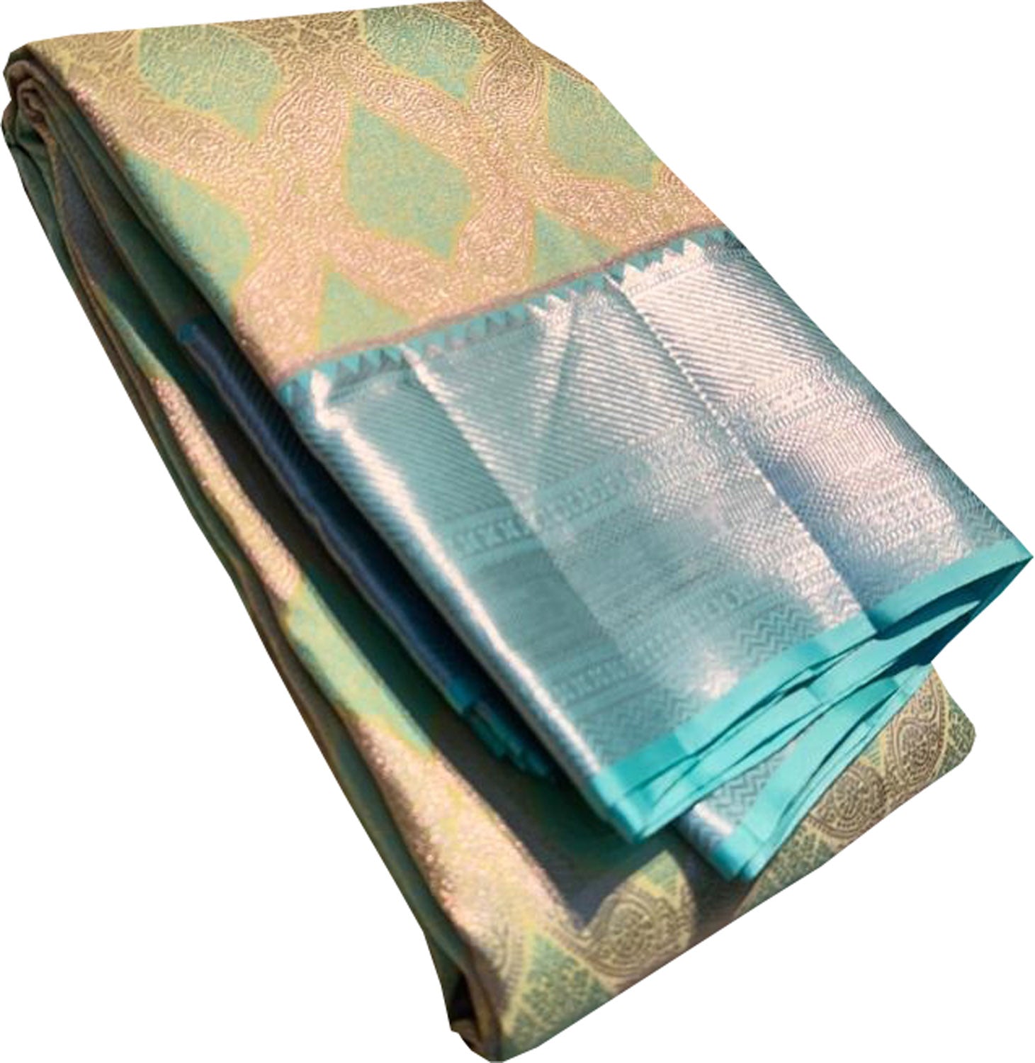 Pastel Kanjeevaram Handloom Pure Silk Saree - Luxurion World