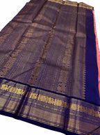 Pink Kanjeevaram Handloom Pure Silk Saree - Luxurion World