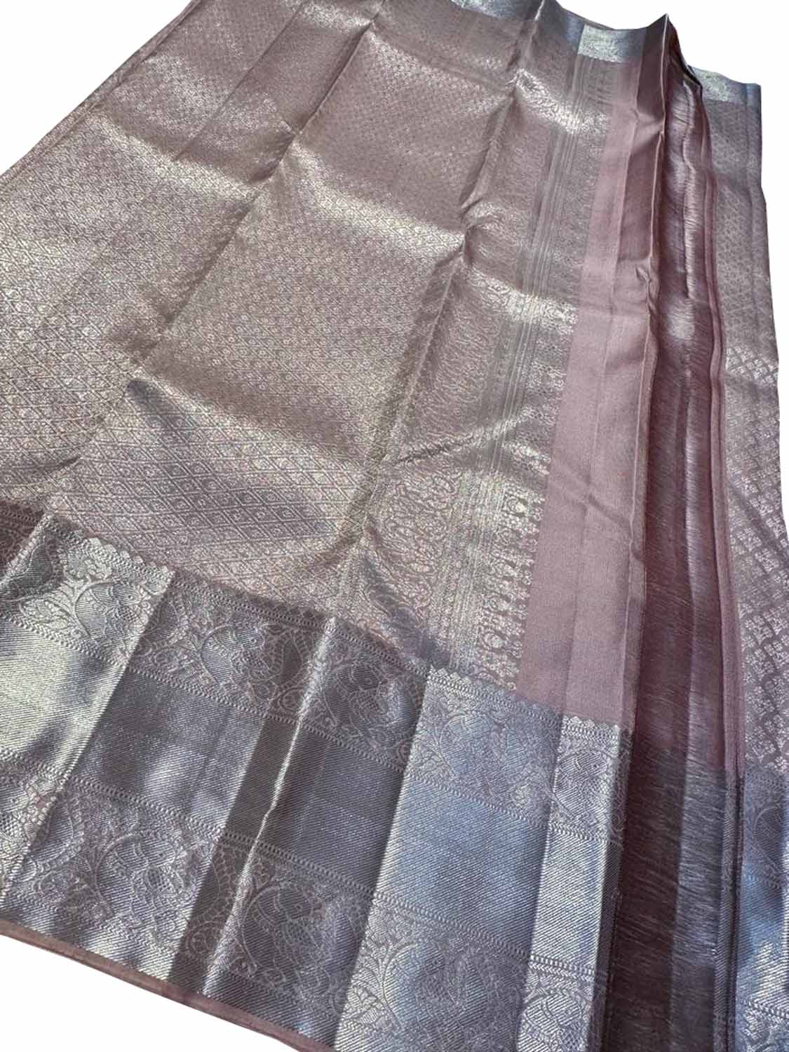 Pastel Kanjeevaram Handloom Pure Silk Saree - Luxurion World