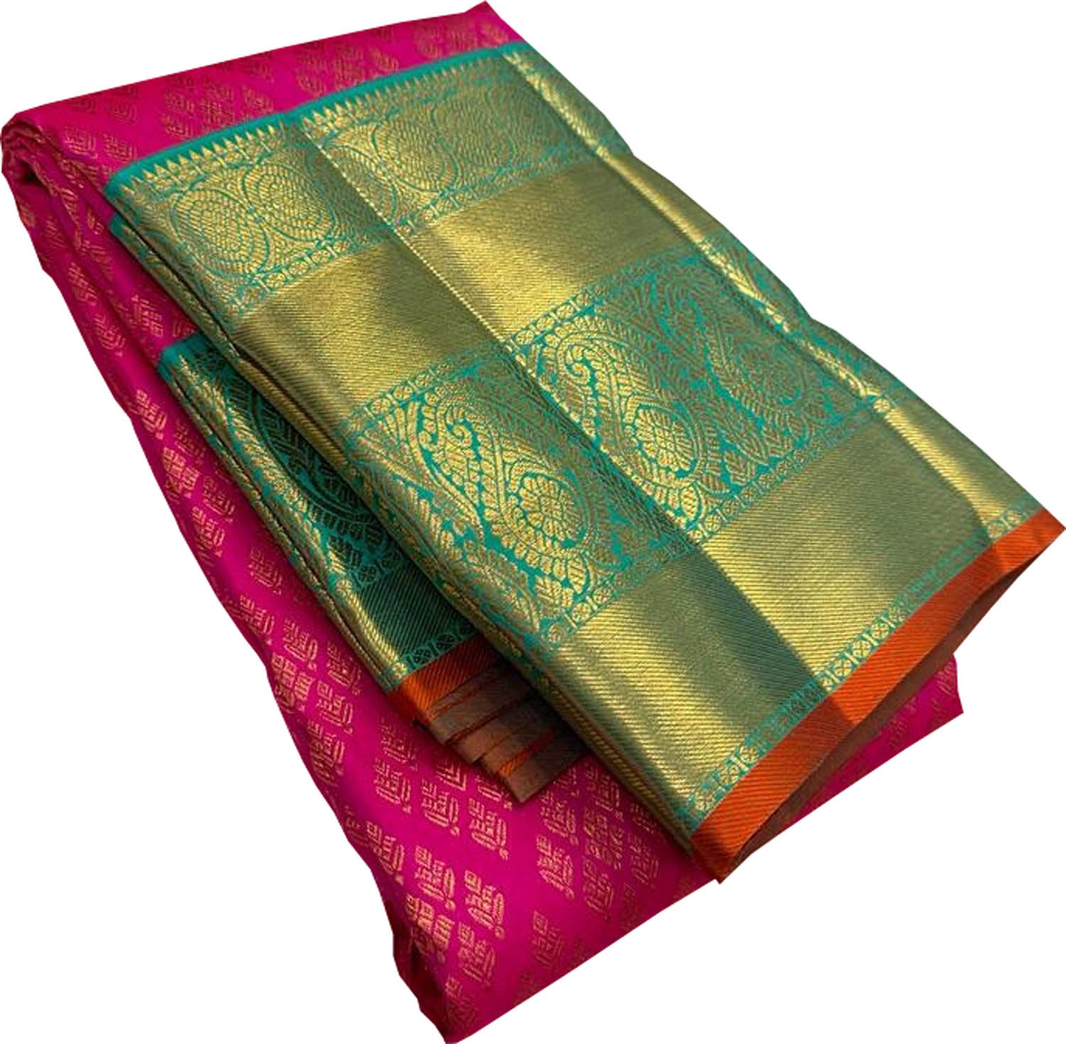 Exquisite Pink Kanjeevaram Handloom Silk Saree: Timeless Elegance - Luxurion World