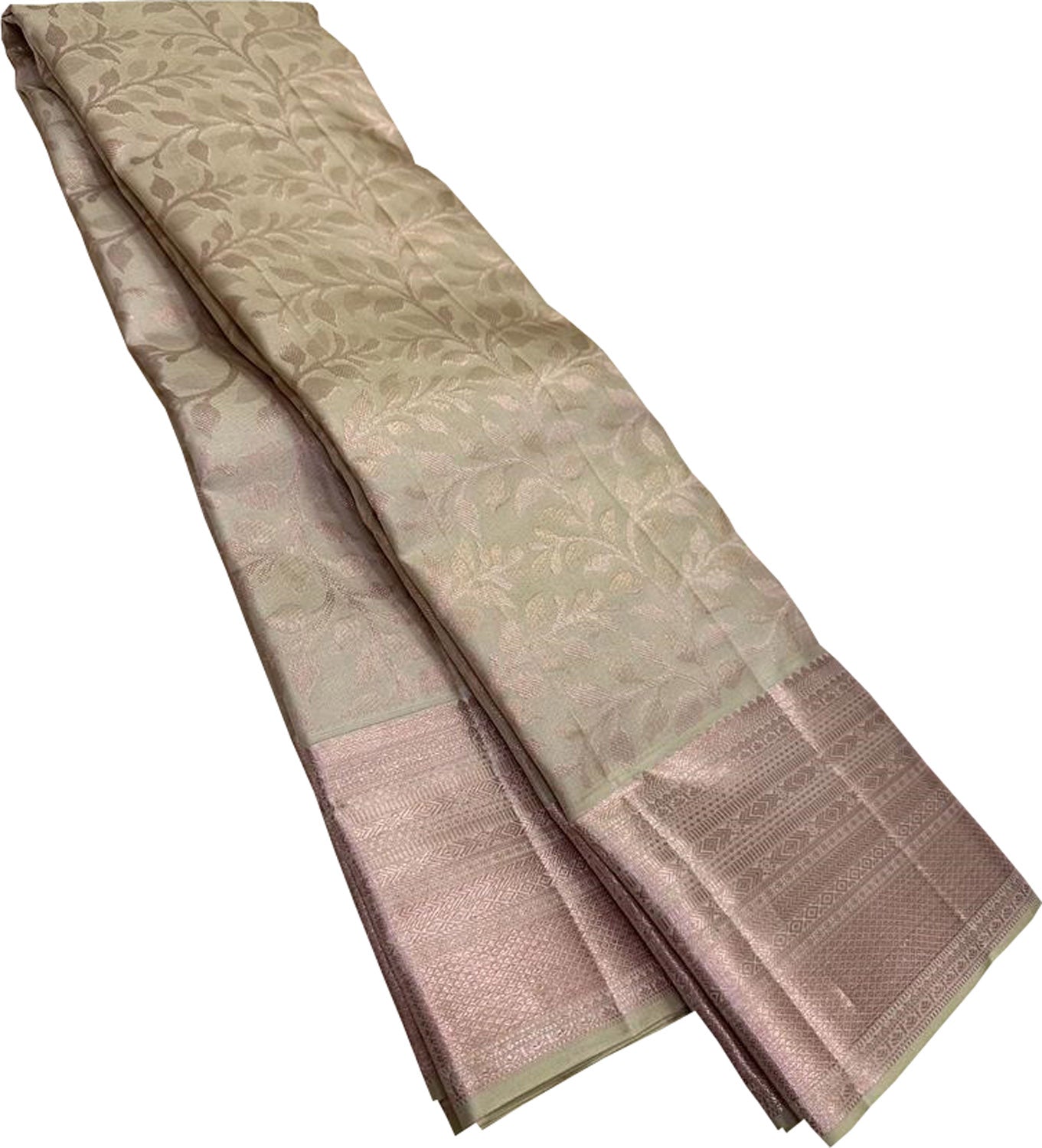 Elegant Green Kanjeevaram Handloom Pure Silk Saree - Luxurion World