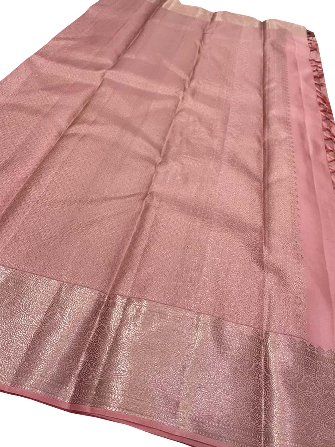 Exquisite Pink Kanjeevaram Handloom Pure Silk Saree: A Timeless Elegance - Luxurion World