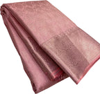 Exquisite Pink Kanjeevaram Handloom Pure Silk Saree: A Timeless Elegance - Luxurion World