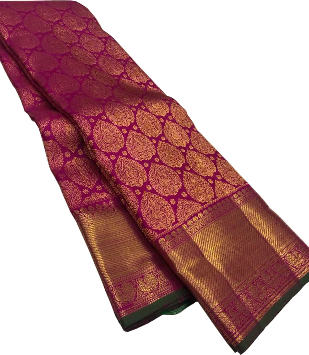 Elegant Pink Kanjeevaram Handloom Pure Silk Saree: Timeless Grace and Sophistication - Luxurion World
