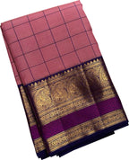 Exquisite Pink Kanjeevaram Handloom Pure Silk Saree: A Timeless Elegance - Luxurion World