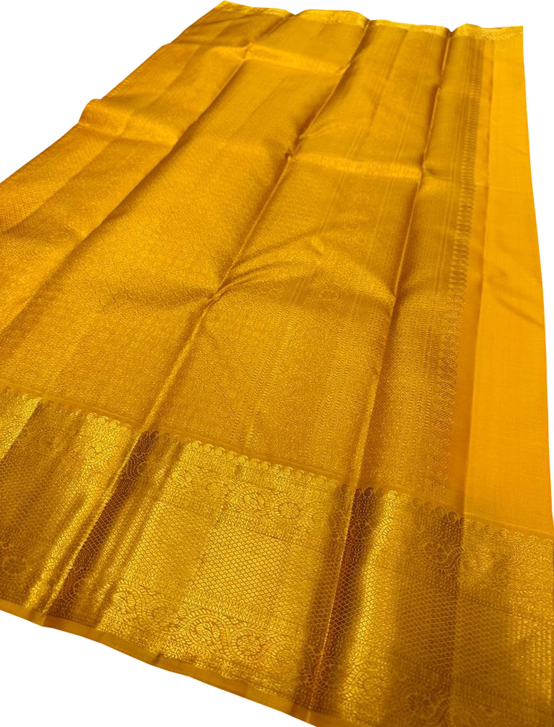 Elegant Off White Kanjeevaram Handloom Pure Silk Saree - Luxurion World