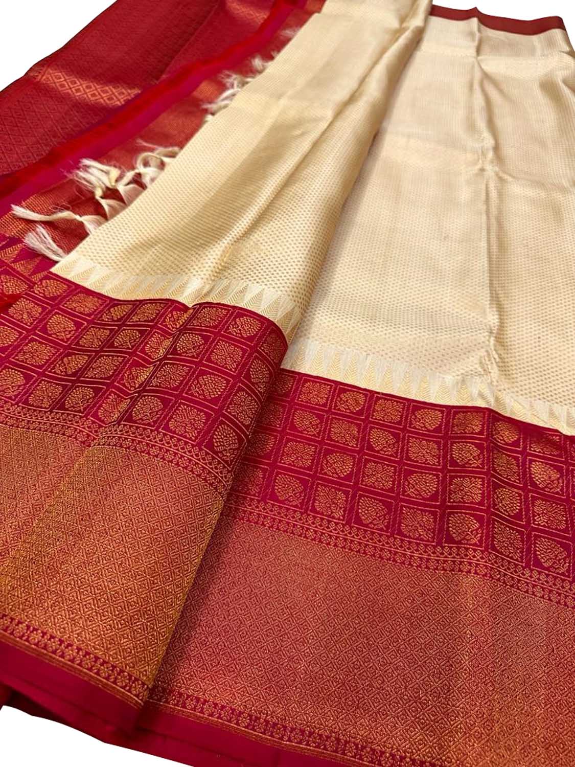 Pastel Kanjeevaram Handloom Pure Silk Saree: Elegant and Timeless - Luxurion World