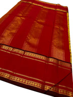 Exquisite Yellow Kanjeevaram Handloom Pure Silk Saree: Timeless Elegance - Luxurion World