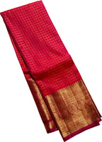 Exquisite Pink Handloom Kanjeevaram Pure Silk Saree - Luxurion World