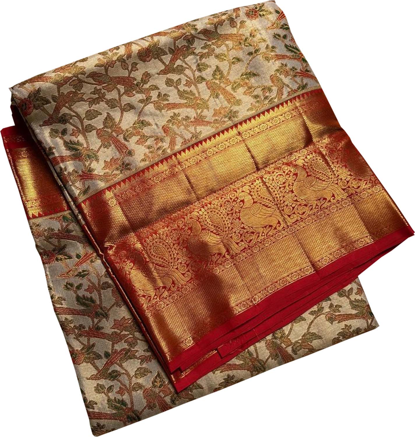 Vibrant Handloom Kanjeevaram Silk Saree Collection - Luxurion World