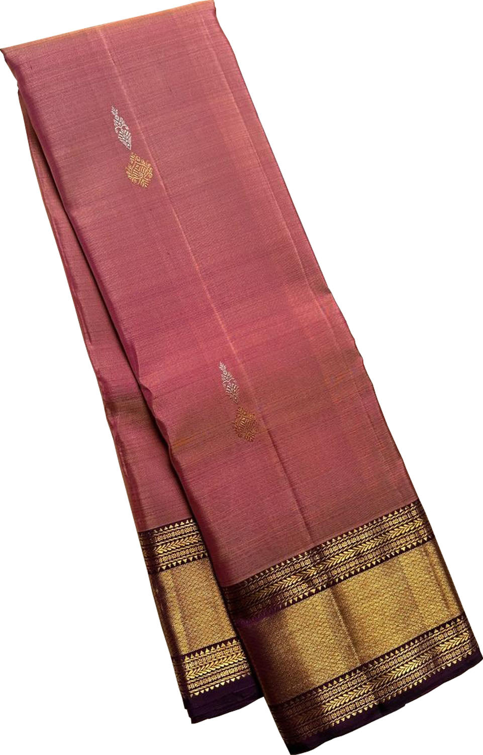 Exquisite Pink Kanjeevaram Silk Saree - Handloom Beauty - Luxurion World