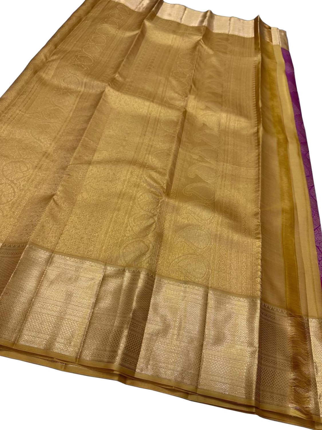 Exquisite Pink Kanjeevaram Silk Saree - Handloom Beauty - Luxurion World