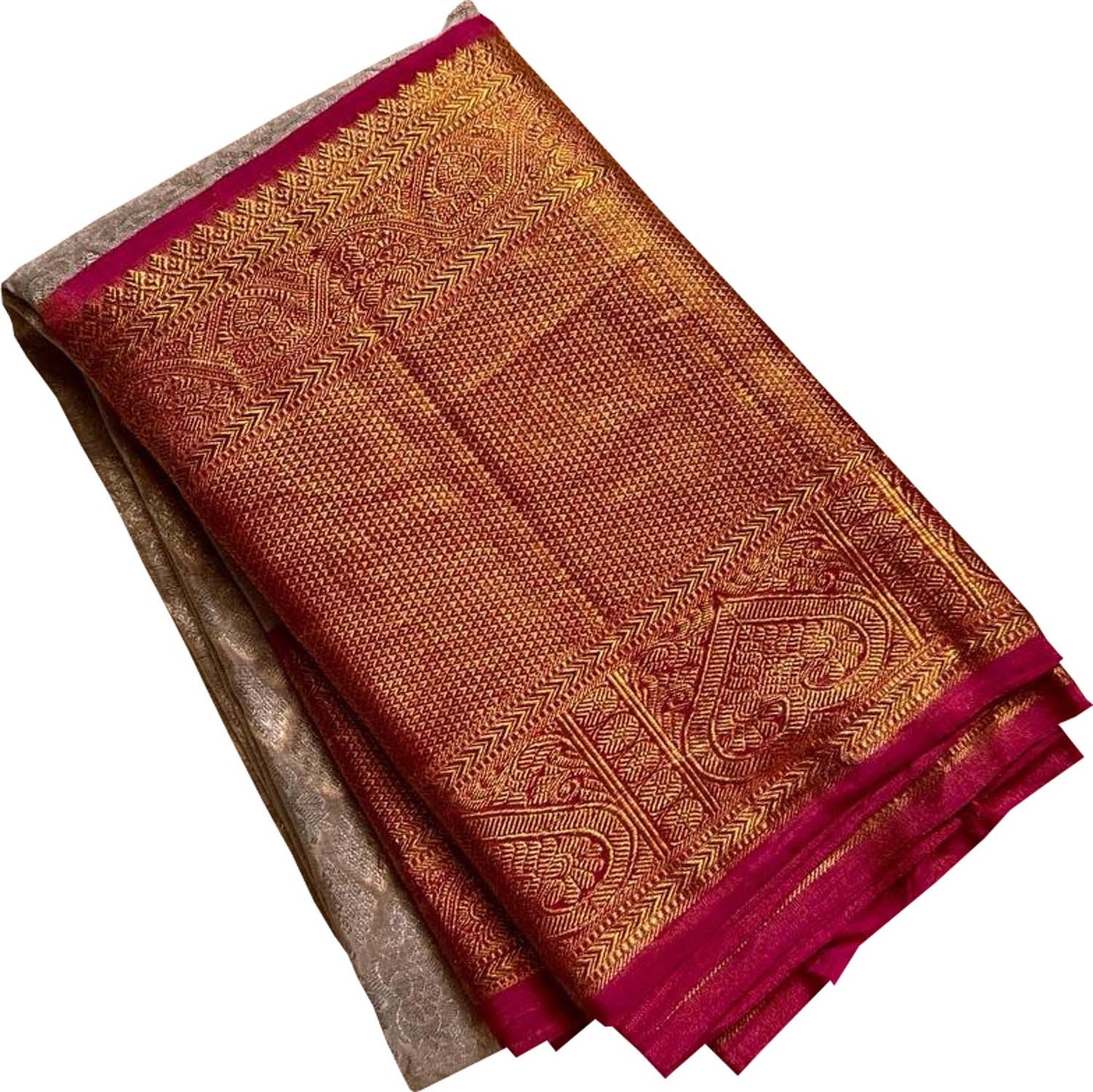 Pastel Kanjeevaram Handloom Silk Saree - Pure Elegance - Luxurion World