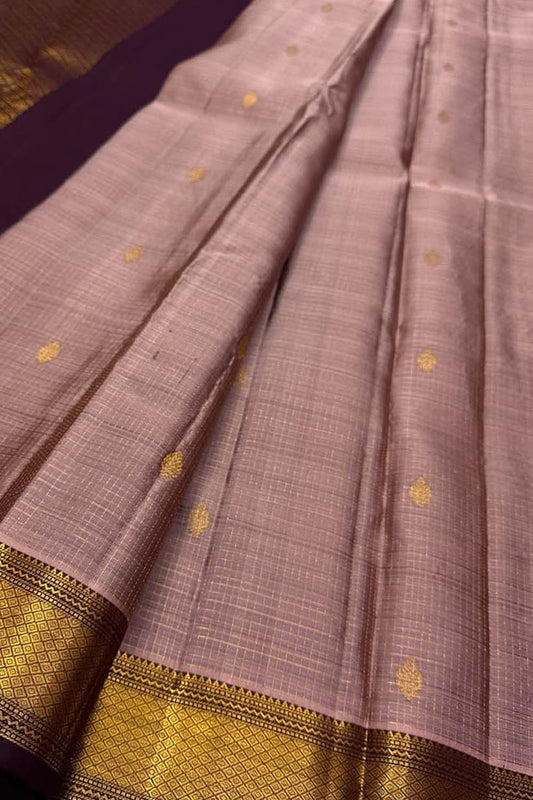 Exquisite Pink Kanjeevaram Handloom Pure Silk Saree - Luxurion World