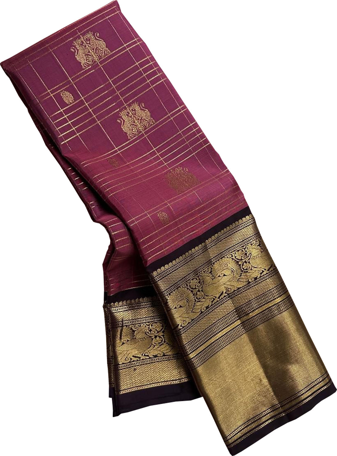 Exquisite Pink Kanjeevaram Silk Saree - Handloom Beauty - Luxurion World