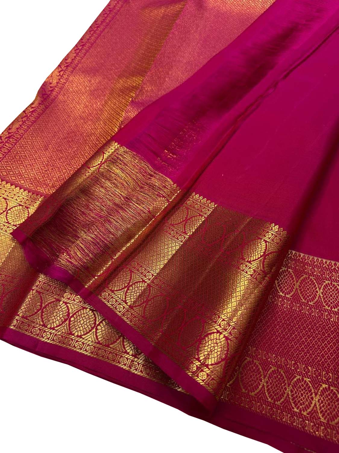 Beautiful Pink Handloom Kanjeevaram Pure Silk Saree - Luxurion World