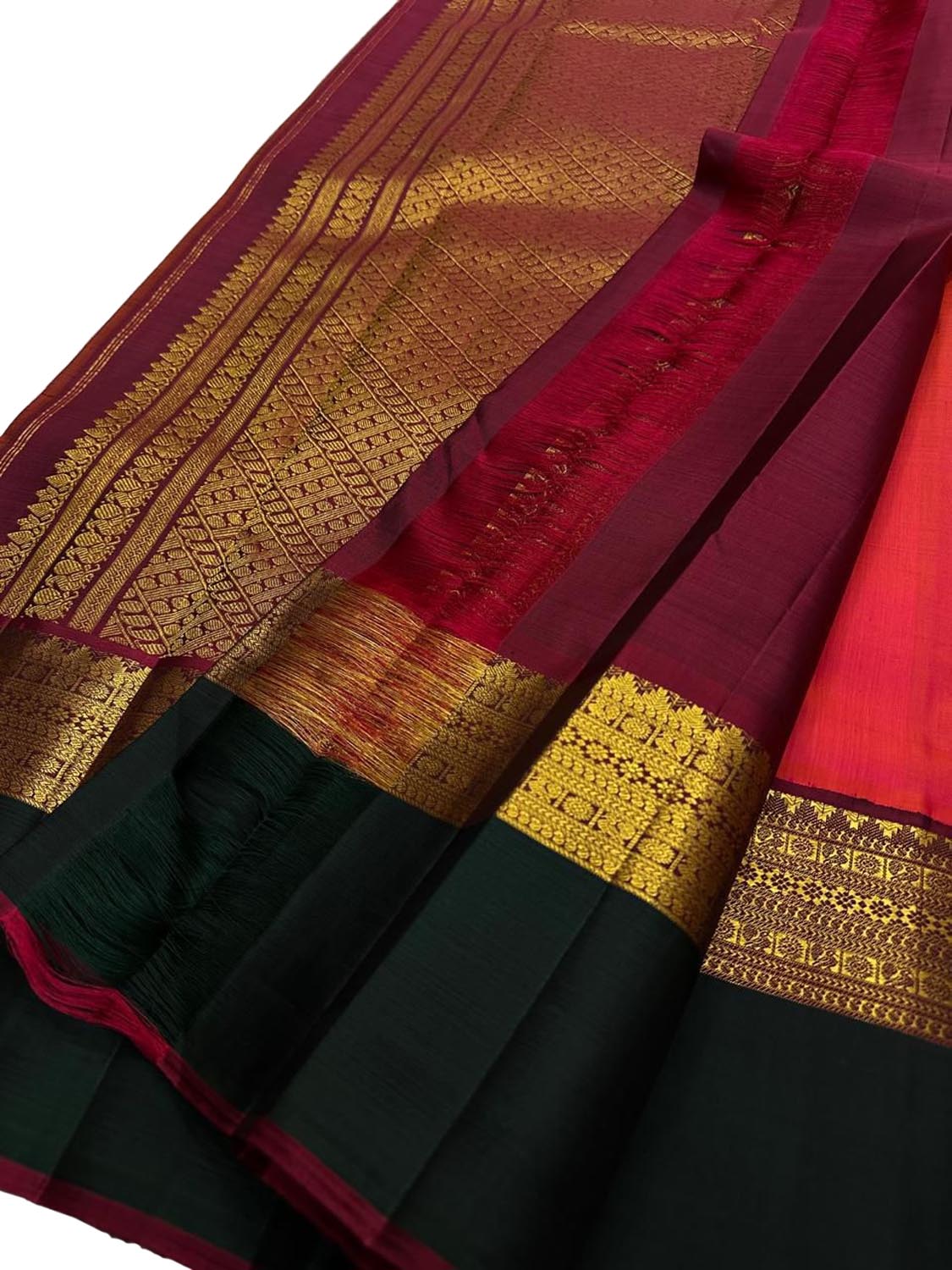 Exquisite Pink Kanjeevaram Handloom Pure Silk Saree - Luxurion World