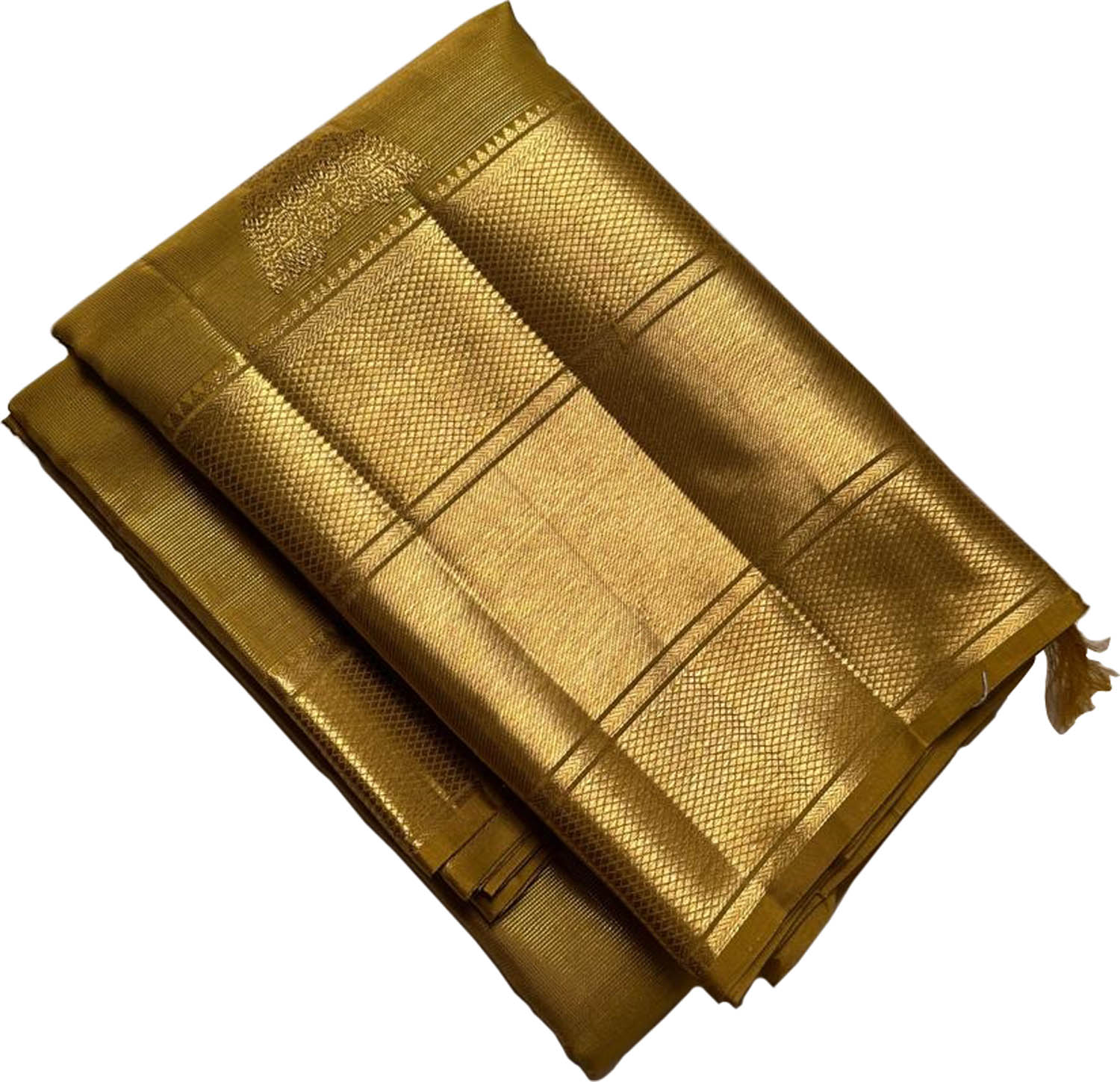 Green Handloom Kanjeevaram Pure Silk Saree - Luxurion World