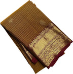 Green Handloom Kanjeevaram Pure Silk Saree - Elegant and Luxurious - Luxurion World