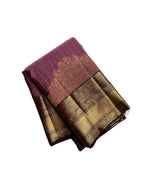 Exquisite Pink Handloom Kanjeevaram Silk Saree - Luxurion World