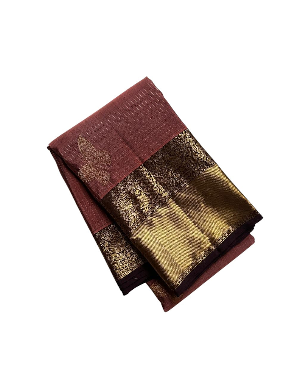 Exquisite Pink Handloom Kanjeevaram Silk Saree - Luxurion World