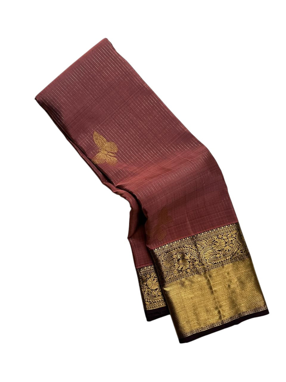 Exquisite Pink Handloom Kanjeevaram Silk Saree - Luxurion World