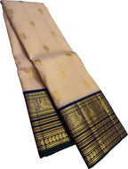 Pastel Handloom Kanjeevaram Pure Silk Saree - Luxurion World