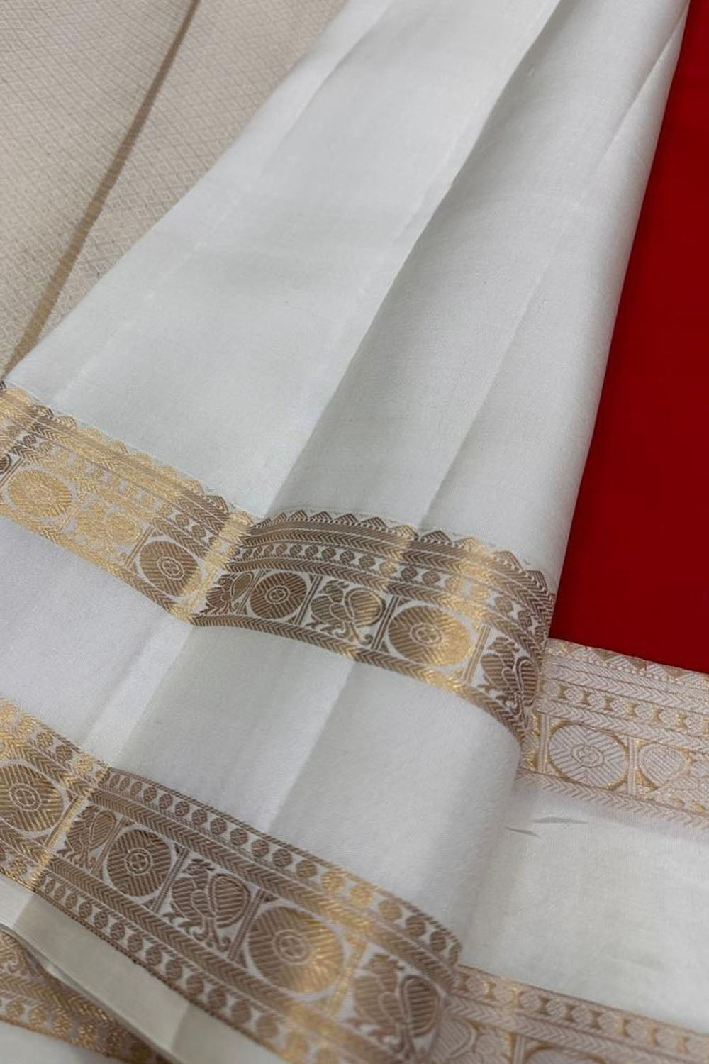 Red Pure Kanjeevaram Silk Handloom Saree
