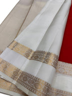 Red Pure Kanjeevaram Silk Handloom Saree