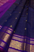 Blue Handloom Kanjeevaram Pure Silk Saree