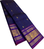 Blue Handloom Kanjeevaram Pure Silk Saree
