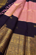 Pink Handloom Kanjeevaram Pure Silk Saree