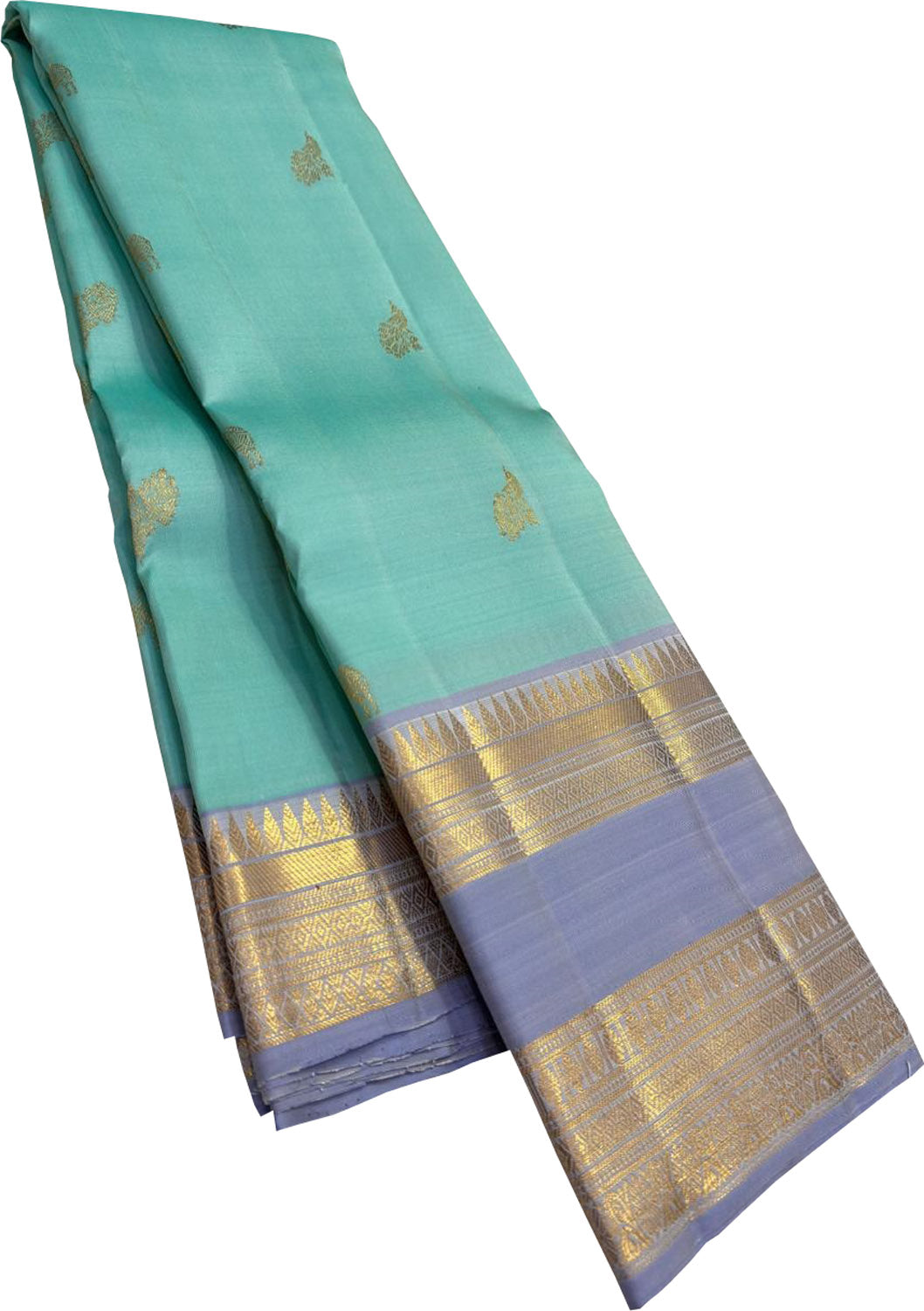 Blue Handloom Kanjeevaram Pure Silk Saree