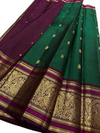 Green Handloom Kanjeevaram Pure Silk Saree