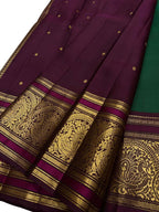 Green Handloom Kanjeevaram Pure Silk Saree